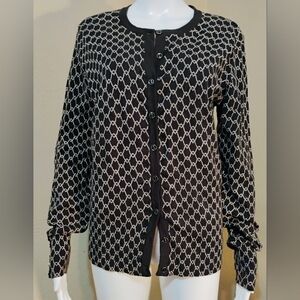 Foxcroft Printed Cardigan